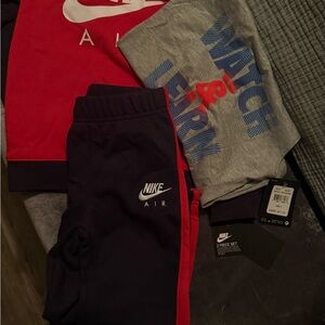 Red/Blue Tracksuit by Nike plus bonus - T-shirt free with purchase